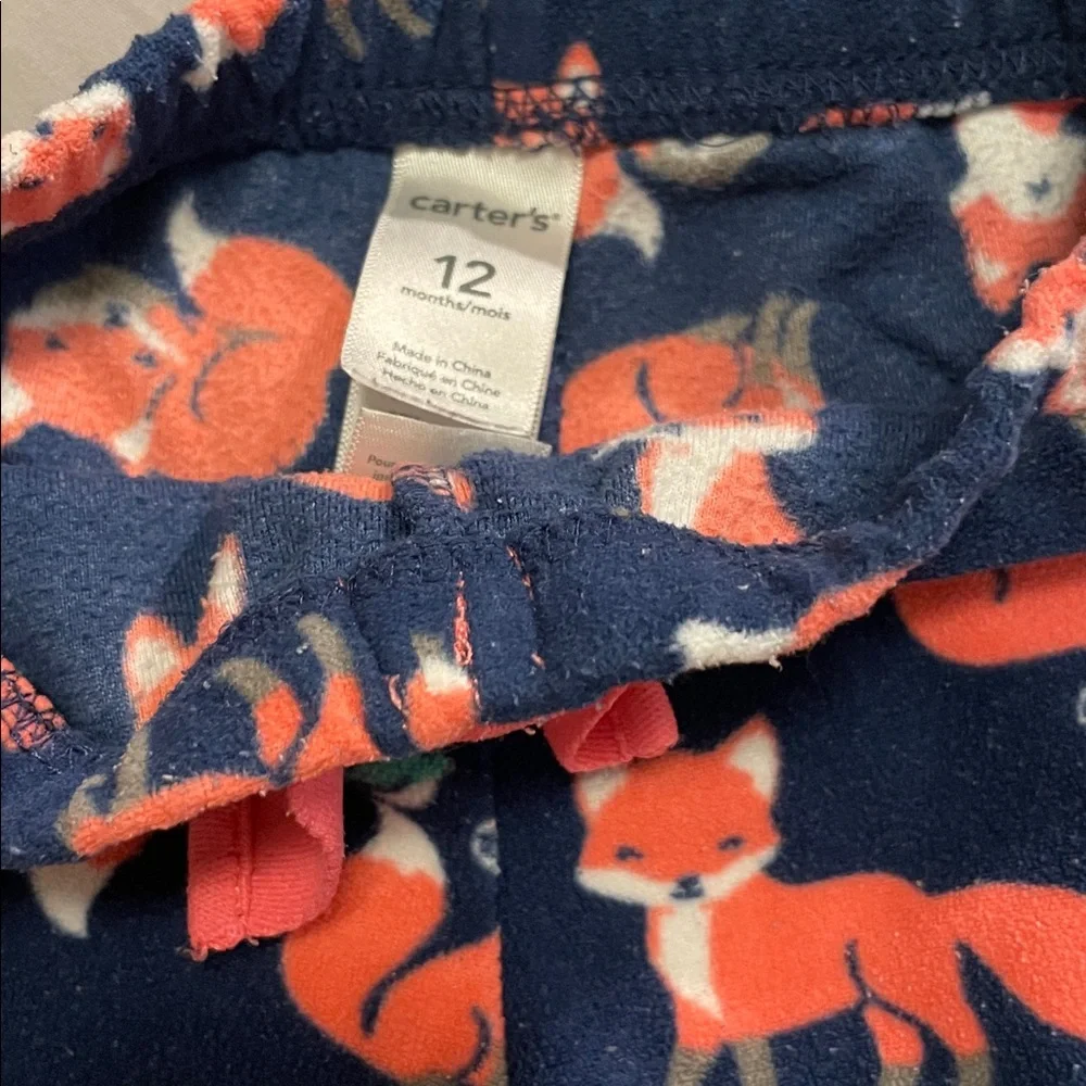 Carter’s Fox Print Fleece pants